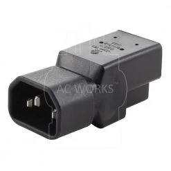 AC WORKS IEC C14/SHEET E to U.S. Household NEMA 5-15R Connector -Extension Cords Sales Store ac works extension cord accessories ad130 e 44 1000