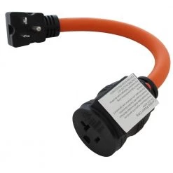 Extension Cords Sales Store 14 AC WORKS 1 ft. 20A NEMA 5-20 Outlet Extender with 20A Breaker