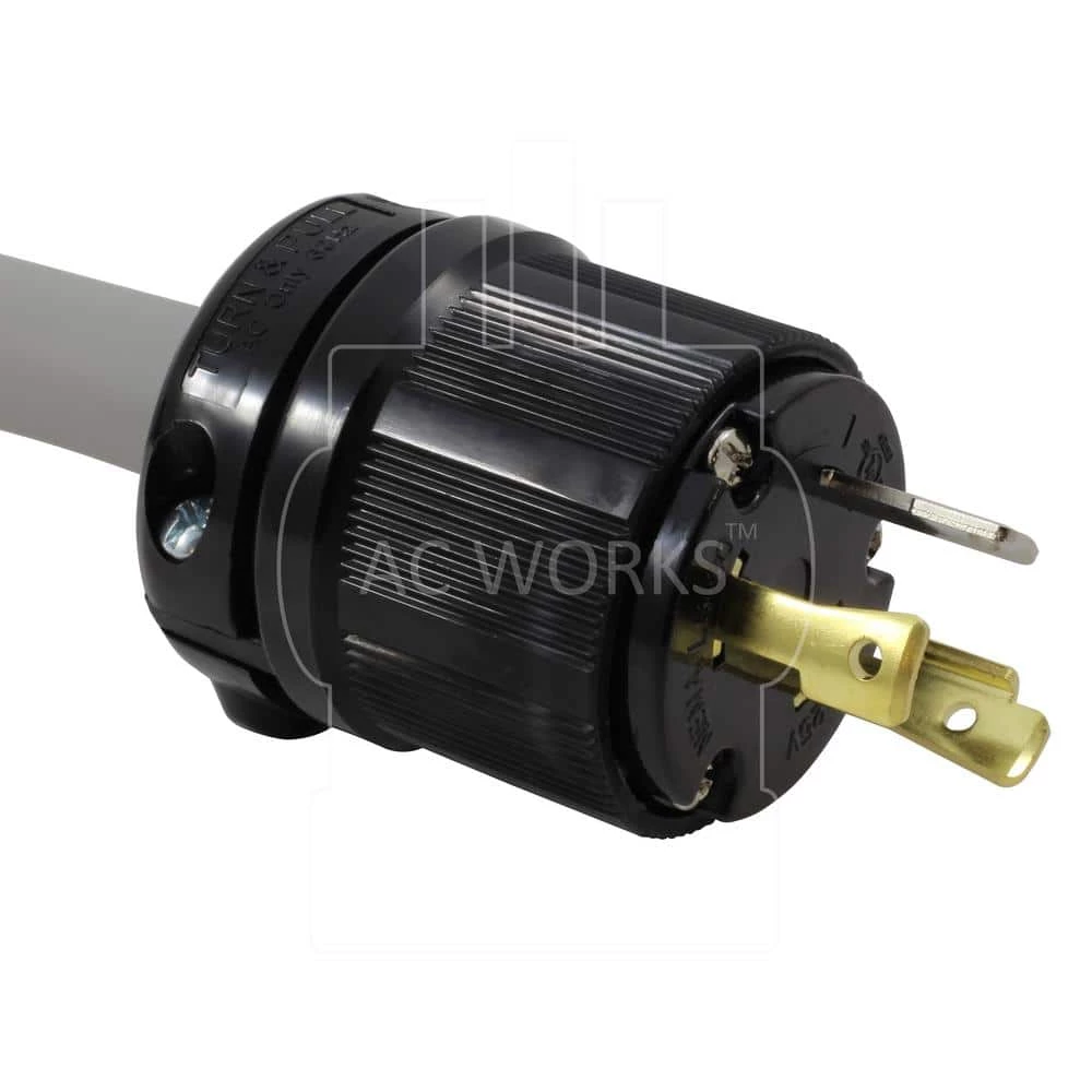 AC WORKS 1.5 ft. EV Adapter 30 Amp 125-Volt L5-30P Plug to 50 Amp EV Adapter Cord for Tesla 5 AC WORKS 1.5 ft. EV Adapter 30 Amp 125-Volt L5-30P Plug to 50 Amp EV Adapter Cord for Tesla - Image 3