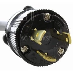 AC WORKS 1.5 ft. 30 Amp 250-Volt L6-30P Locking Plug to 50 Amp Electric Vehicle Adapter Cord for Tesla -Extension Cords Sales Store ac works extension cord accessories evl630ms 018 4f 1000