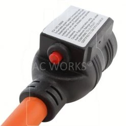 AC WORKS 1.5FT 10/3 STW Flexible Cord With 30A 4-Prong L14-30P Generator Locking Plug to Household Outlet with 20A Breaker -Extension Cords Sales Store ac works extension cord accessories l1430cb520 44 1000