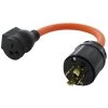 AC WORKS 1.5 ft. 20-Amp 3-Phase 250-Volt L15-20P Locking Plug to 6-15/20 Outlet with 20 Amp Breaker -Extension Cords Sales Store ac works extension cord accessories l1520cb620 64 1000