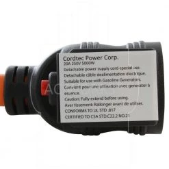 AC WORKS 1.5 ft. 20-Amp 3-Phase 250-Volt L15-20P Locking Plug to 6-15/20 Outlet with 20 Amp Breaker -Extension Cords Sales Store ac works extension cord accessories l1520cb620 fa 1000