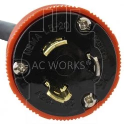 AC WORKS 1.5 ft. 20 Amp L5-20 Plug to L5-30R 30 Amp 125-Volt 3-Prong Connector -Extension Cords Sales Store ac works extension cord accessories l520l530 018 4f 1000
