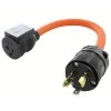 AC WORKS 1.5 ft. 30 Amp 3-Prong L5-30P Locking Plug to Household Outlet with 20 Amp Breaker 2 AC WORKS 1.5 ft. 30 Amp 3-Prong L5-30P Locking Plug to Household Outlet with 20 Amp Breaker -Extension Cords Sales Store ac works extension cord accessories l530cb520 64 1000
