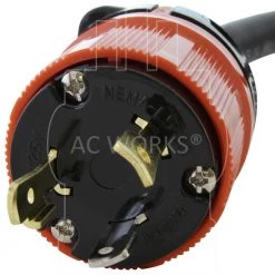 AC WORKS 1.5 ft. L5-30P 3-Prong 30 Amp Plug to L14-20R 20 Amp 125-Volt/250-Volt 4-Prong Connector -Extension Cords Sales Store ac works extension cord accessories l530l1420 018 4f 1000
