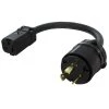 AC WORKS 1 ft. SOOW 12/3 3-Prong L6-20 Male Plug to 6-15/20R 15 Amp /20 Amp 250-Volt Connector 2 AC WORKS 1 ft. SOOW 12/3 3-Prong L6-20 Male Plug to 6-15/20R 15 Amp /20 Amp 250-Volt Connector -Extension Cords Sales Store ac works extension cord accessories l620620 012 64 1000