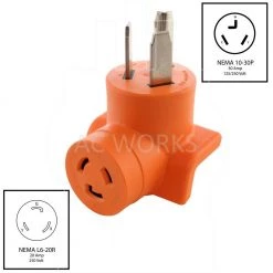 AC WORKS NEMA L6-20 Adapter Kit for 250-Volt Power Sources 11 AC WORKS NEMA L6-20 Adapter Kit for 250-Volt Power Sources -Extension Cords Sales Store ac works extension cord accessories l620kit 1f 1000