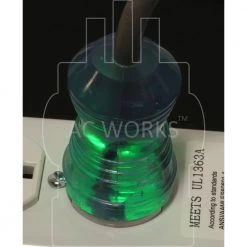 AC WORKS AC Connectors 10 ft. 18/3 10 Amp Medical Grade Power Cord with Locking IEC C13 and Power Indicator -Extension Cords Sales Store ac works extension cord accessories md115 alglt fa 1000