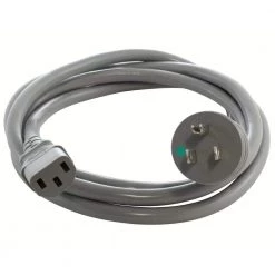 AC WORKS 15 Amp 6 ft. 14/3 in. Medical Grade Power Cord to IEC C13 End