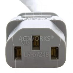 AC WORKS 8 ft. 15 Amp 14/3 Medical Grade Power Cord with IEC C13 Connector -Extension Cords Sales Store ac works extension cord accessories md15ac13 096 1f 1000