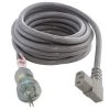 AC WORKS 20 ft. 14/3 15A Medical Grade Power Cord with Right Angle IEC C13 Connector -Extension Cords Sales Store ac works extension cord accessories md15arc13 240 64 1000