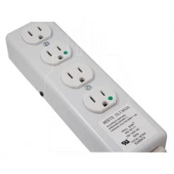 AC WORKS 15FT 15A 14/3 Medical/Hospital Grade Power Strip with 4 Outlets -Extension Cords Sales Store ac works extension cord accessories md203 15d 1f 1000