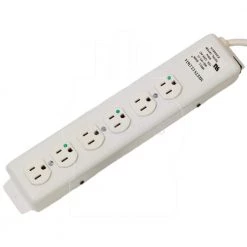 AC WORKS 15 ft. 15 A 14/3 Medical/Hospital Grade Power Strip with 6 Outlets -Extension Cords Sales Store ac works extension cord accessories md204 15d 1f 1000