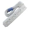 AC WORKS 15 ft. 15 A 14/3 Medical/Hospital Grade Power Strip with 6 Outlets -Extension Cords Sales Store ac works extension cord accessories md204 15d 64 1000