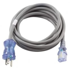 AC WORKS AC Connectors 10 ft. 14/3 SJTW 15 Amp Hospital/Medical Grade Power Cord with IEC C13
