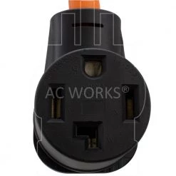 AC WORKS 1.5 ft. 50 Amp 14-50 Piggy-Back Plug with 14-30R Connector Adapter Cord -Extension Cords Sales Store ac works extension cord accessories pb14501430 76 1000