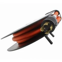 AC WORKS 10 ft. L14-30 30 Amp 10/4 Chainable PDU Extension Cord with 20 Amp Household GFCI Outlets -Extension Cords Sales Store ac works extension cord accessories pd4gf 010 4f 1000