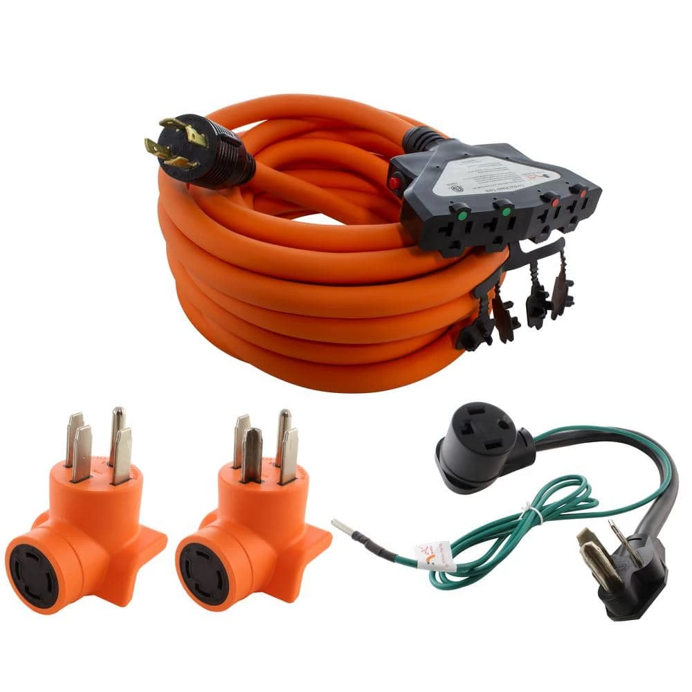 AC WORKS 25 ft. Flood Restoration Equipment Power Distribution (PDU) Kit with Circuit Breakers 3 AC WORKS 25 ft. Flood Restoration Equipment Power Distribution (PDU) Kit with Circuit Breakers