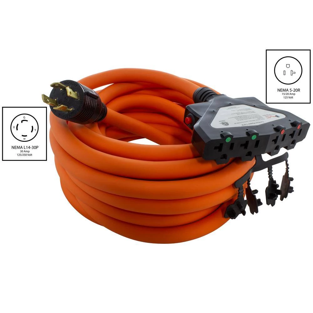 AC WORKS 25 ft. Flood Restoration Equipment Power Distribution (PDU) Kit with Circuit Breakers 12 AC WORKS 25 ft. Flood Restoration Equipment Power Distribution (PDU) Kit with Circuit Breakers - Image 10