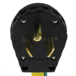 AC WORKS 1.5 ft. 10P to 30P 30 Amp Old Dryer Plug to 30 Amp RV Adapter -Extension Cords Sales Store ac works extension cord accessories rv1030tt 018 4f 1000