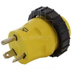 AC WORKS RV 30 Amp TT-30P Plug to L5-30R RV/Marine 30 Amp Detachable Inlet Connection -Extension Cords Sales Store ac works extension cord accessories rvttm30 44 1000