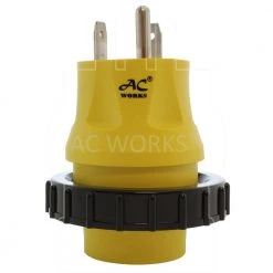 AC WORKS RV 30 Amp TT-30P Plug to L5-30R RV/Marine 30 Amp Detachable Inlet Connection -Extension Cords Sales Store ac works extension cord accessories rvttm30 fa 1000