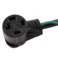 AC WORKS 1.5 ft. 3-Prong 30 Amp Dryer Plug to 4-Prong Dryer Female Connector Adapter -Extension Cords Sales Store ac works extension cord accessories s10301430 018 1f 1000