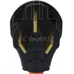 AC WORKS 1 ft. 50 Amp 3-Prong Welder/ Range/ Dryer Plug to 6-15/20 Outlet with 20 Amp Breaker -Extension Cords Sales Store ac works extension cord accessories s1050cb620 4f 1000