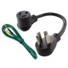 AC WORKS 1.5 ft. 4-Prong Dryer Plug to 3-Prong Dryer Female Connector Adapter -Extension Cords Sales Store ac works extension cord accessories s14301030 018 64 1000