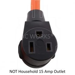 AC WORKS 1.5 ft. 30 Amp 4-Prong 14-30P Dryer Plug to 50 Amp 250-Volt Welder Adapter (NEMA 14-30P to 6-50R) -Extension Cords Sales Store ac works extension cord accessories s1430650 018 1f 1000