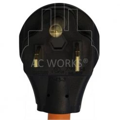 AC WORKS 1.5 ft. 6-50P 50 Amp Welder Plug to 10-30R 3-Prong Dryer Outlet -Extension Cords Sales Store ac works extension cord accessories s6501030 018 4f 1000