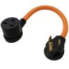 AC WORKS 1.5 ft. 6-50P Welder Plug to 6-30R 3-Prong 30 Amp 250-Volt Commerical HVAC Female Adapter -Extension Cords Sales Store ac works extension cord accessories s650630 018 64 1000