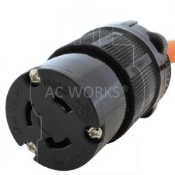 AC WORKS 1.5 ft. T 6-50P 50 Amp Welder Plug to L6-20R 20 Amp 250-Volt Locking Outlet -Extension Cords Sales Store ac works extension cord accessories s650l620 018 1f 1000