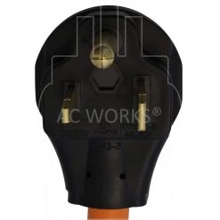 AC WORKS 1.5 ft. NEMA 6-50P 50 Amp Welder Plug to L6-30R 30 Amp 250-Volt Locking Outlet -Extension Cords Sales Store ac works extension cord accessories s650l630 018 4f 1000