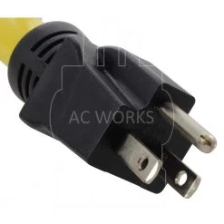 AC WORKS 1.5 ft. 10/3 Generator Transfer Switches 15 Amp Household Plug to CS6364 50 Amp Locking Connector -Extension Cords Sales Store ac works extension cord accessories tes515 018 4f 1000