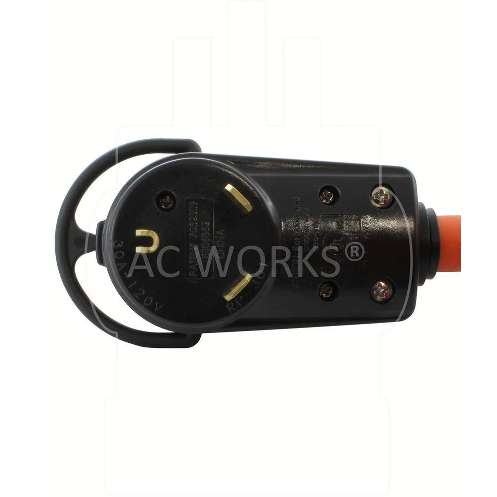 AC WORKS 1.5 ft. 30 Amp RV Travel Trailer TT-30P Plug to 15/20 Amp T-Blade with 20 Amp Breaker 5 AC WORKS 1.5 ft. 30 Amp RV Travel Trailer TT-30P Plug to 15/20 Amp T-Blade with 20 Amp Breaker - Image 3