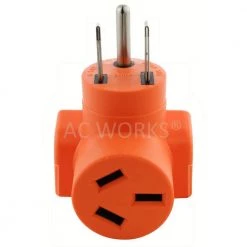 AC WORKS 6-50P Welder Plug to 10-50R 3-Prong 50 Amp 125/250-Volt Older Dryer/Range Adapter 12 AC WORKS 6-50P Welder Plug to 10-50R 3-Prong 50 Amp 125/250-Volt Older Dryer/Range Adapter -Extension Cords Sales Store ac works extension cord accessories wd6501050 1f 1000