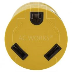 AC WORKS RV Generator Adapter NEMA L5-30P 30 Amp 125-Volt Locking Plug to RV TT-30R 30 Amp RV Female Connector -Extension Cords Sales Store ac works rv marine cords rvl530tt 1f 1000