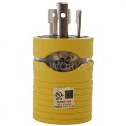 AC WORKS RV Generator Adapter NEMA L5-30P 30 Amp 125-Volt Locking Plug to RV TT-30R 30 Amp RV Female Connector -Extension Cords Sales Store ac works rv marine cords rvl530tt fa 1000