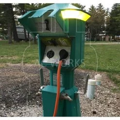 AC WORKS 1.5 ft. 10/3 STW 30 Amp TT-30P RV/ Travel Trailer Plug to Tri-Outlets Household Sockets -Extension Cords Sales Store ac works rv marine cords tt30w515 018 44 1000