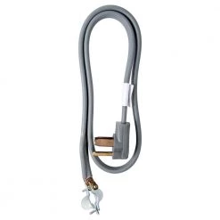 Bergen Industries 4 ft. 3-Wire Clothes Dryer Replacement Power Cord Gray -Extension Cords Sales Store bergen industries appliance extension cords d100304 1f 1000