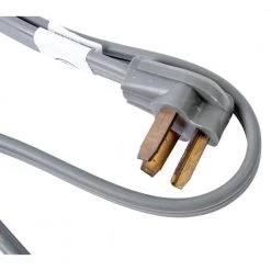 Bergen Industries 4 ft. 3-Wire Clothes Dryer Replacement Power Cord Gray -Extension Cords Sales Store bergen industries appliance extension cords d100304 4f 1000