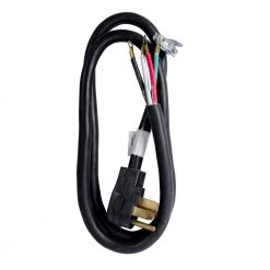 Bergen Industries 6 ft. 4-Wire Oven Range Replacement Power Cord Black -Extension Cords Sales Store bergen industries appliance extension cords r628206 1f 1000