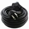 AC WORKS 10 ft. 30 Amp 125/250 -Volt NEMA 14-30 4-Prong Dryer Heavy-Duty STW 10/4 Extension Cord -Extension Cords Sales Store black ac works general purpose cords 1430pr 010d 64 1000