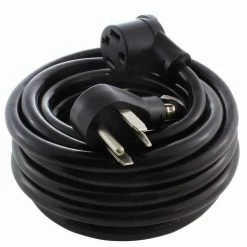 AC WORKS 10 ft. 30 Amp 125/250 -Volt NEMA 14-30 4-Prong Dryer Heavy-Duty STW 10/4 Extension Cord