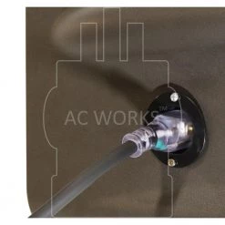 AC WORKS 50 ft. NEMA 5-20 T-Blade Indoor/Outdoor Extension Cord with Indicator Light -Extension Cords Sales Store black ac works general purpose cords s520pr 050d 44 1000