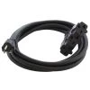 AC WORKS 10 ft. SJTW 12/3 NEMA 6-20 20 Amp 220-Volt Plug to 15/20 Amp 220-Volt Multi-Outlets Extension Cord -Extension Cords Sales Store black ac works general purpose cords s620w620 010 64 1000