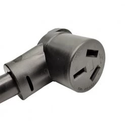 Parkworld 50 ft. 6/3 Wire Gauge 50 Amp 10-50 Extension Cord -Extension Cords Sales Store black black parkworld general purpose cords 884821 1f 1000