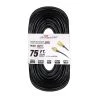 LifeSupplyUSA 75 ft. 16/3 SJTW 13 Amp 125-Volt 1625-Watt Lighted End Indoor/Outdoor Black Heavy-Duty Extension Cord
